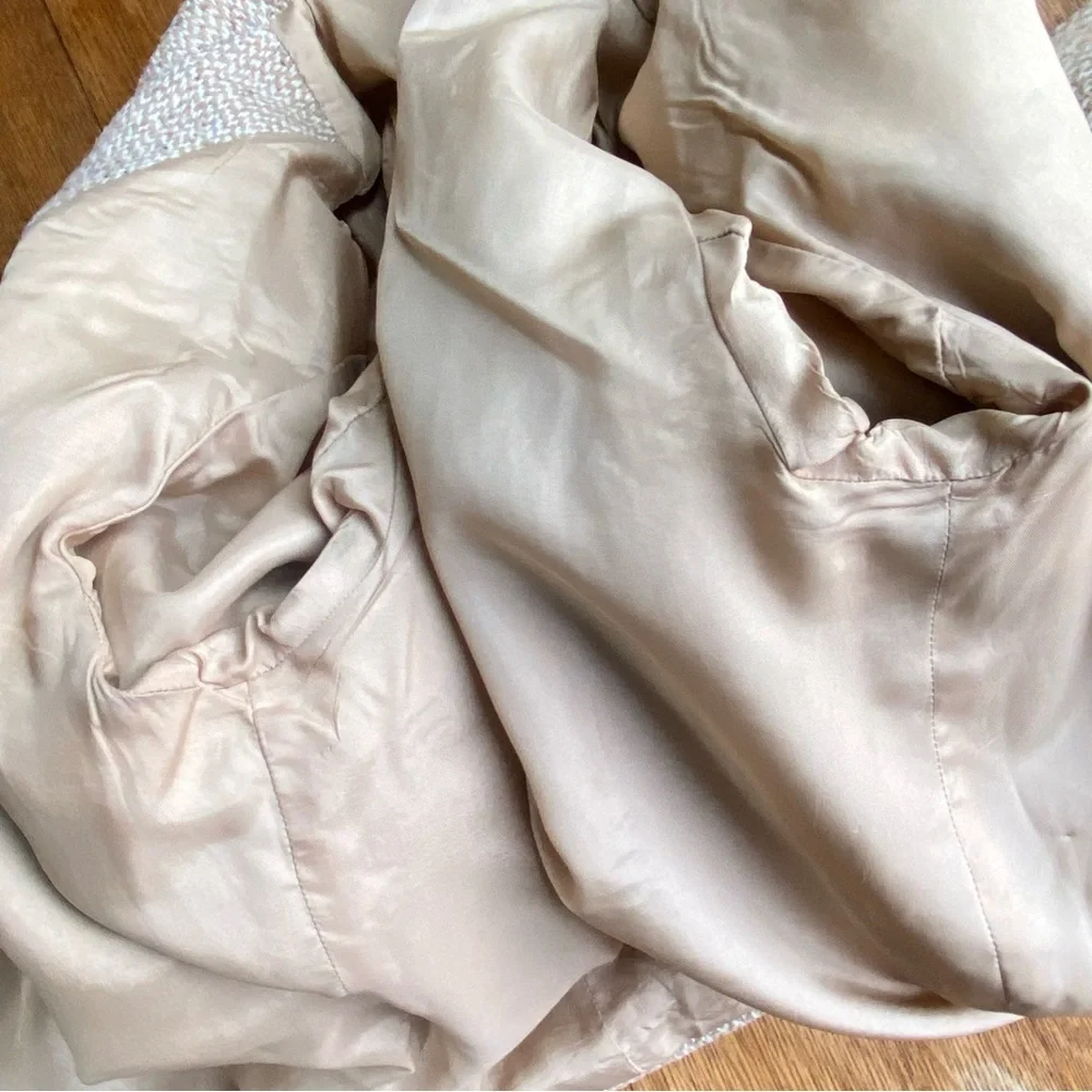 Liz Claiborne Textured Tan Wool Blend Blazer - Picture 11 of 16